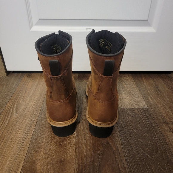 Red Wing Irish Setter 8 inch Work Boots - Picture 3 of 6